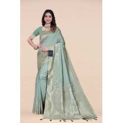 KA016 Banarasi Silk with...